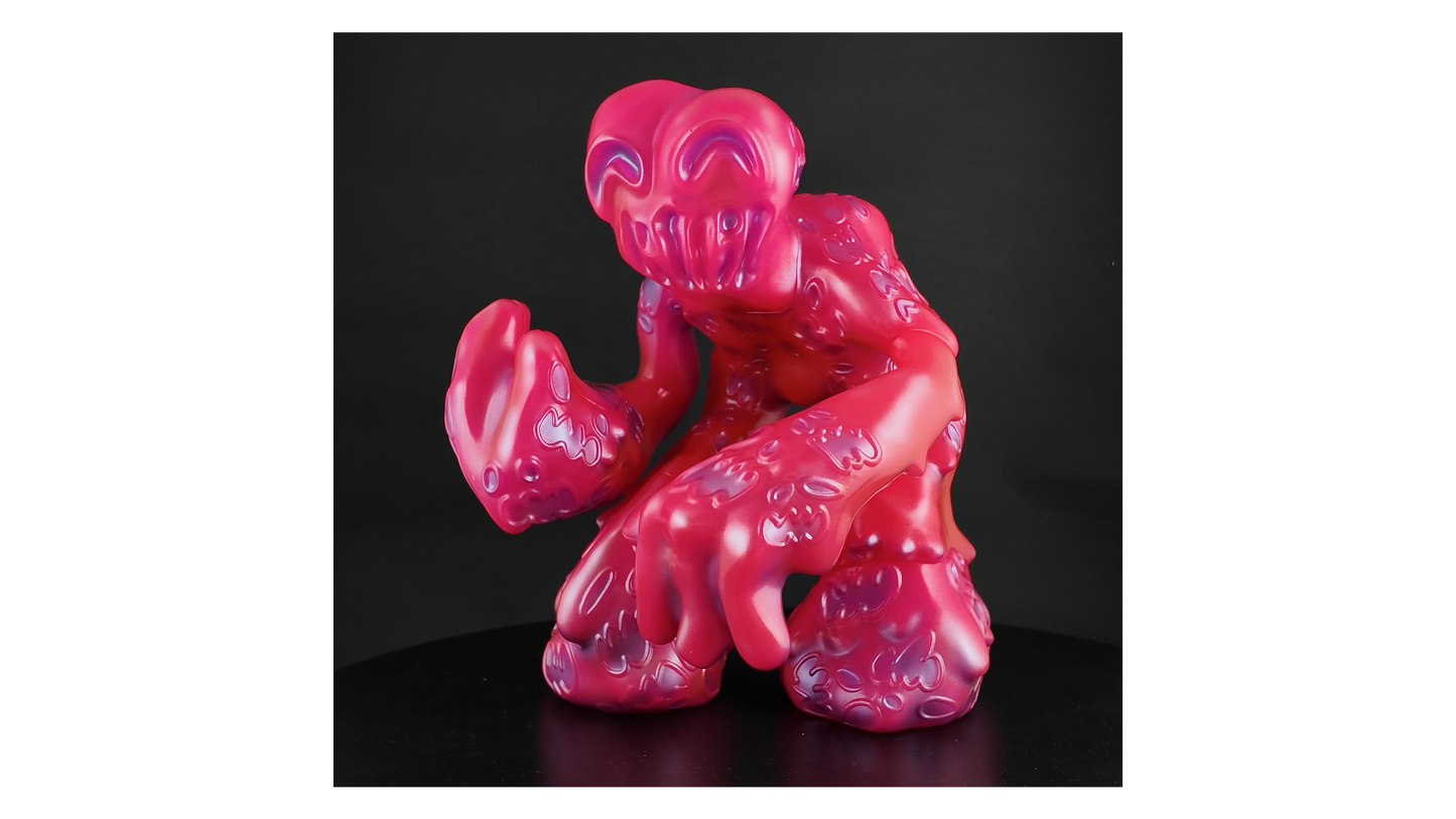 Pink Mega Demon sofubi