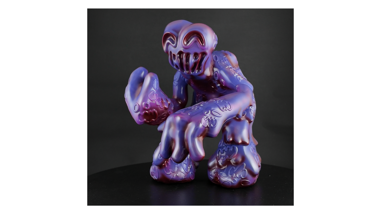 Purple Red Mega Demon sofubi