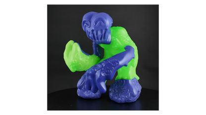 Toy Box Green Blue Mega Demon sofubi