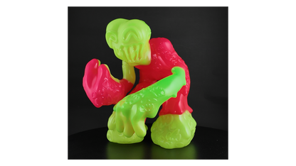 Toy Box Pink Green Mega Demon sofubi